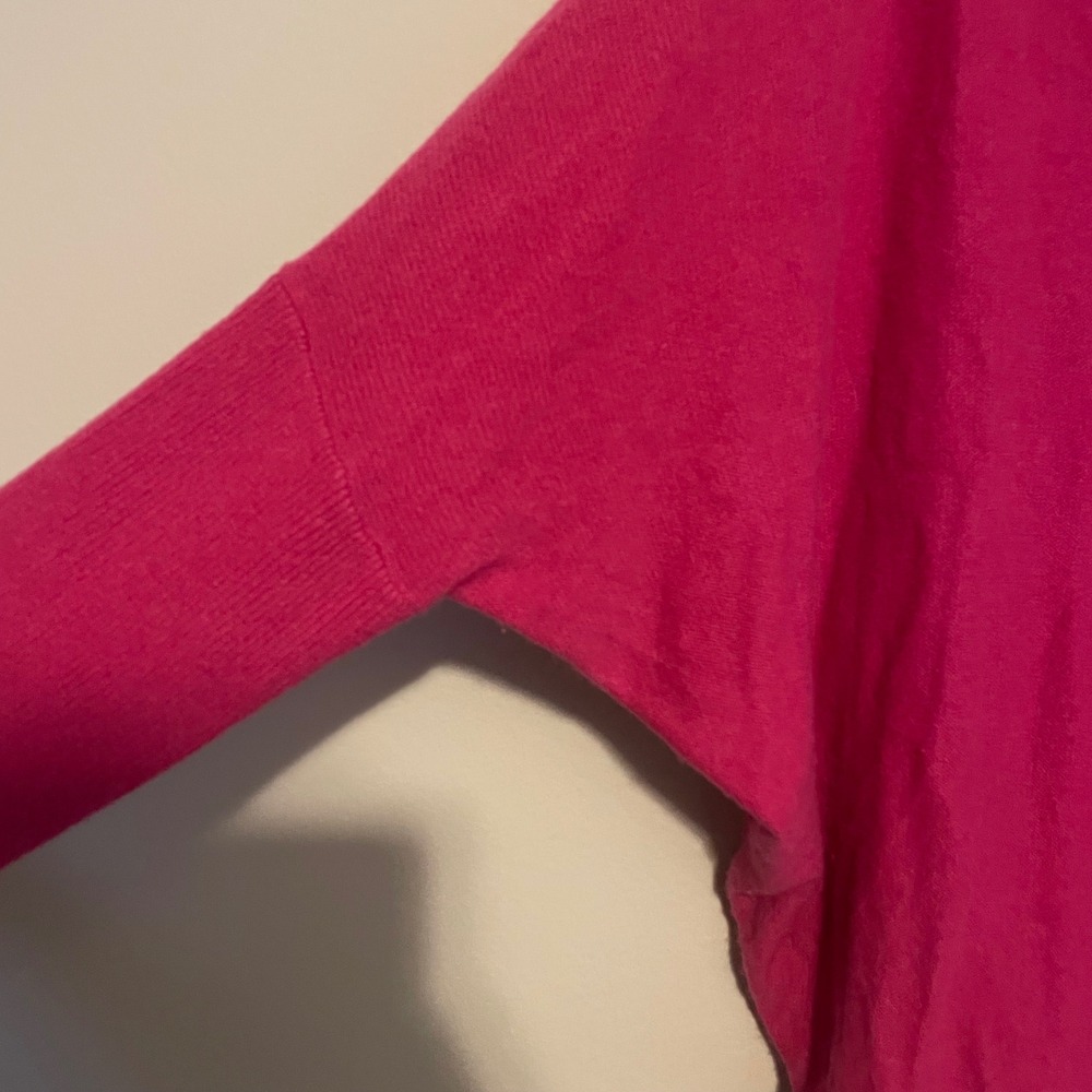 Maeve‎ Anthropologie Cashmere V Neck Sweater Oversized pink soft girl bridal - Picture 2 of 5